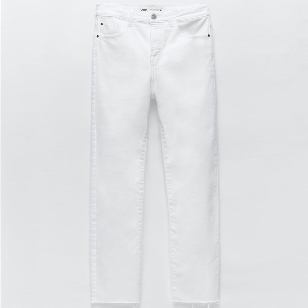 Zara White Jeans
